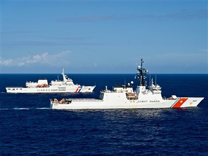 AIT公開台美主力海巡艦艇編隊航行　協調海事目標