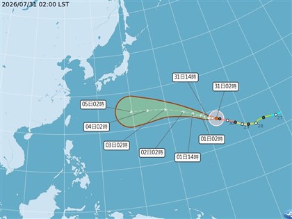 颱風白海豚路徑不確定性仍大　吳德榮：強度近巔峰