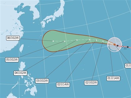 吳德榮:颱風白海豚侵襲北部機率低 仍需觀察