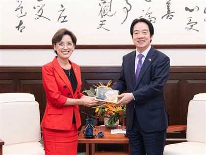 美跨黨派訪團挺台　賴總統贈「漢光限定伴手禮」