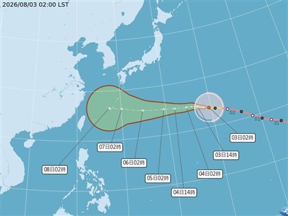 吳德榮：颱風白海豚逼近　7日起外圍環流影響台灣