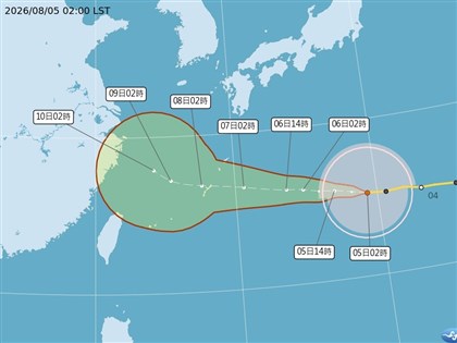 颱風白海豚環流週末影響台灣 吳德榮:鯨魚將成短命颱