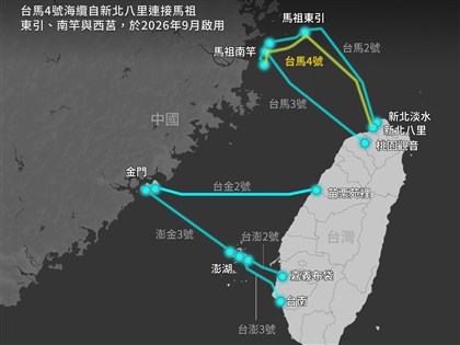 台馬4號海纜採雙層鎧裝、埋深2.5公尺　提升安全防護