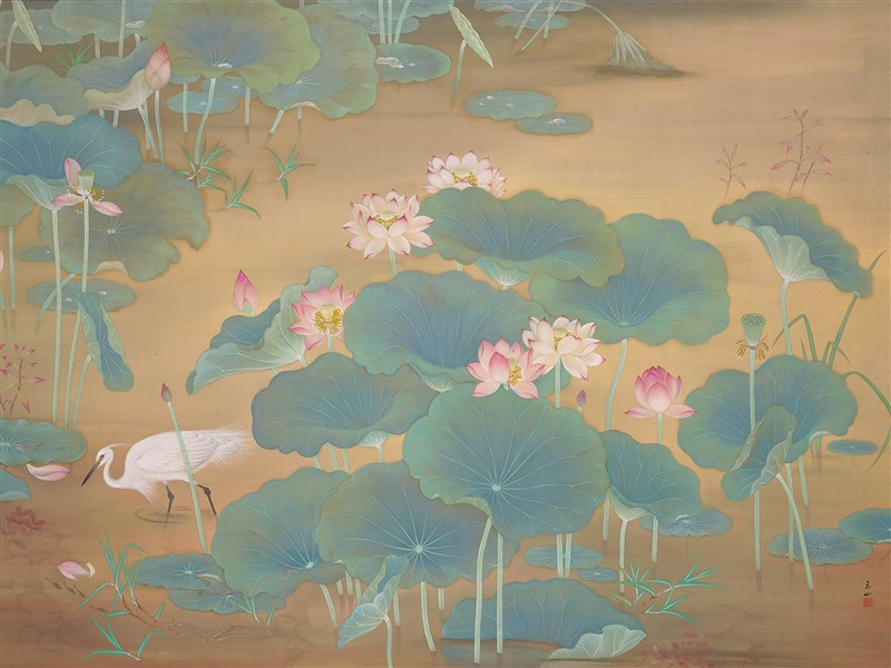 國美館加google藝文計劃林玉山 蓮池 全球看得到 文化 中央社cna