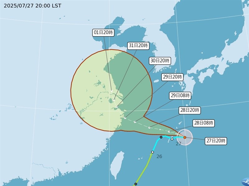 颱風竹節草「起死回生」　前一次為2021年盧碧