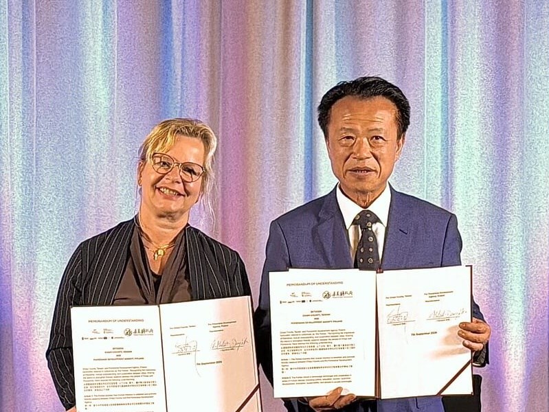 嘉義無人機產業鏈結歐洲 與波蘭簽署合作備忘錄