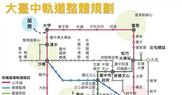 台中捷運目前規劃哪3條一次看懂 地方 中央社cna