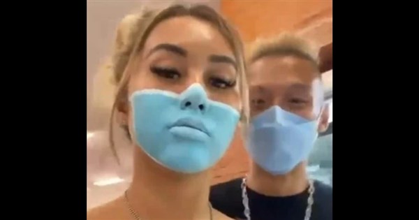台灣網紅與俄籍友人臉畫假口罩逛超市 將遭峇里島驅逐 | 國際 | 重點新