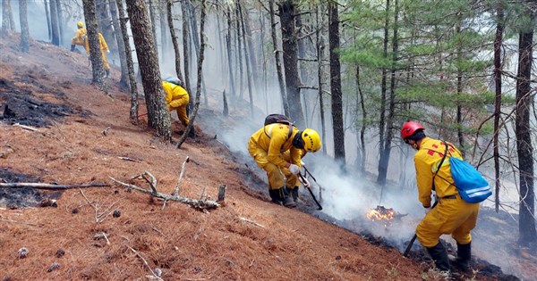 玉山林火滅火幕後森林護管員不眠不休16天 影 生活 重點新聞 中央社cna