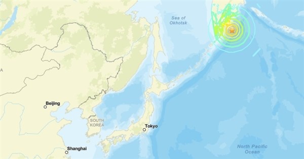 俄羅斯近海地震規模8.0　日本太平洋沿岸海嘯警報