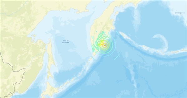 俄羅斯堪察加區域東海岸　發生規模7.1地震