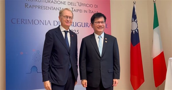 早安世界》林佳龍驚喜現身羅馬　義大利參院副議長籲確保台海現狀