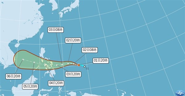 颱風海鷗生成估朝菲律賓移動 對台無直接影響