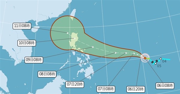 颱風鳳凰估10日近巴士海峽　氣象署不排除發颱風警報