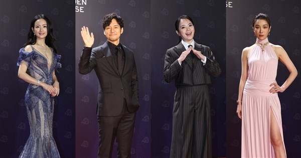 金馬紅毯林依晨魚尾禮服優雅亮相　西島秀俊黑西裝帥氣登場