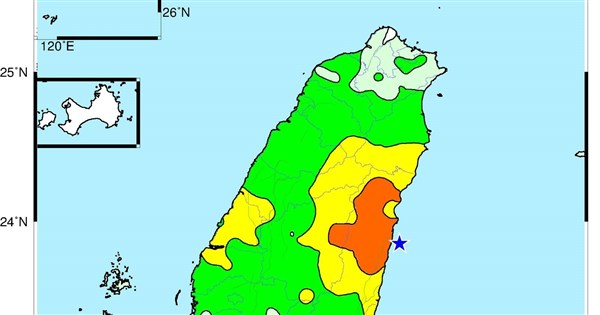 花蓮近海地震　未來3天留意規模5至5.5餘震