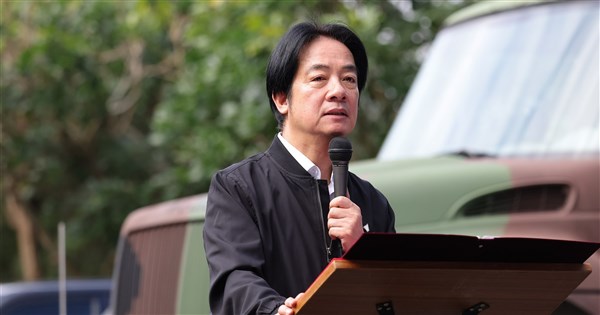 Lai Warns China: Don’t Escalate Taiwan Military Drills