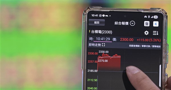 台積電株価が史上最高値更新