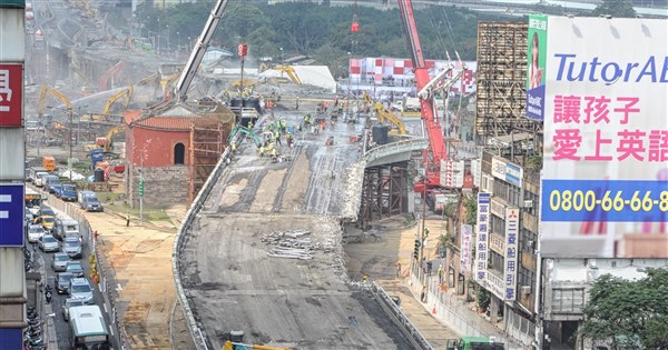 台北・忠孝橋アプローチ高架の撤去工事に汚職疑惑 台北地検が他字案（被疑者不詳）として捜査へ