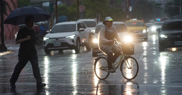 前線の影響で14日は台湾全土で雨　午後は山間部で強い雨に注意