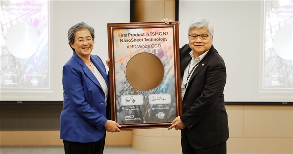 AMD: 'Venice' EPYC Processor in Mass Production with TSMC's 2nm Process, to Expand to US Fab in Future