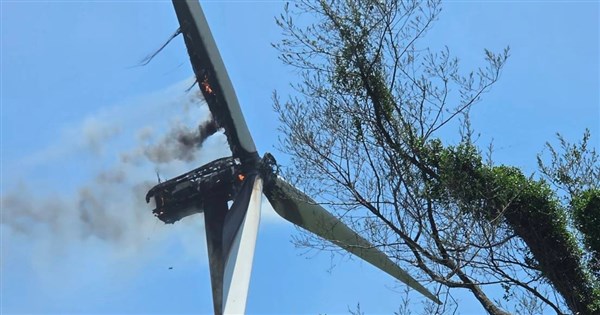 麥寮風機火警引關注 經濟部長促全面清查老舊機組