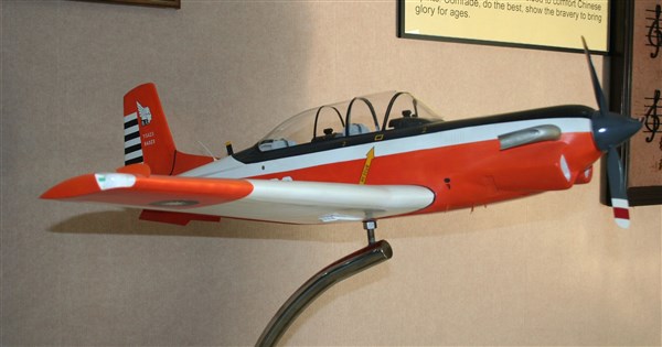 空軍T-34教練機岡山基地墜毀 2名飛行員殉職