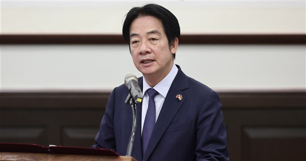 賴總統「台湾は決して諦められない、諦めれば中国に併合される」