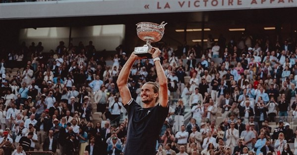 ズベレフ、全仏オープン初優勝 4度目の大満貫決勝で悲願達成