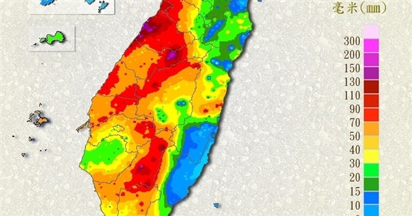 高屏山區續防大豪雨 六龜累積雨量216.5毫米最多