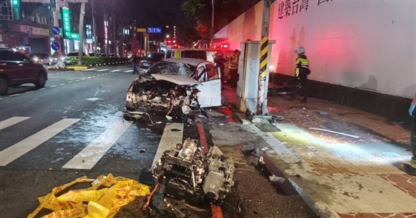 桃園市で男性が薬物使用後に逃走運転し2人を死亡させる