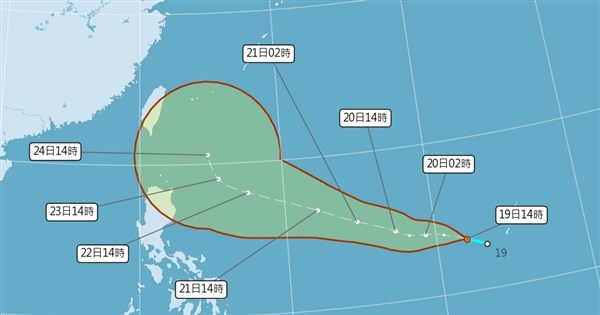 颱風米克拉最快20日生成 估25、26日接近台灣