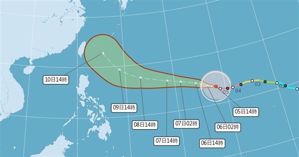 颱風巴威10、11日距台最近 發布海警機會高