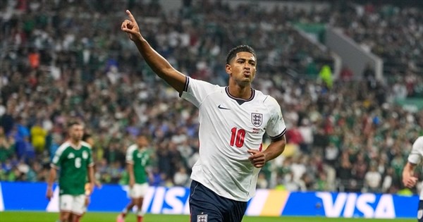 貝林翰3分鐘進2球 英格蘭勝墨西哥晉級世界盃8強
