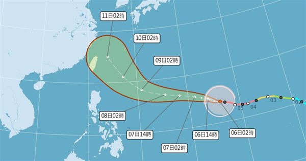 吳德榮:颱風巴威有機會穿過北部 週末影響最劇