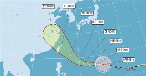 颱風巴威影響範圍大 10、11日防豪雨以上降雨