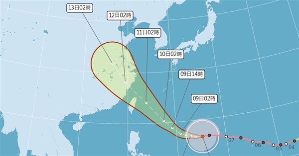 吳德榮:巴威維持強颱侵台 估10、11日風雨最劇