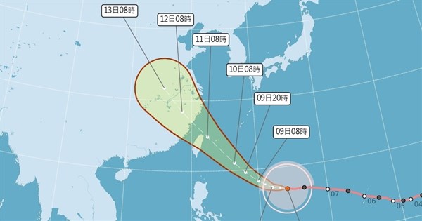氣象署:颱風巴威又強又大 不排除更靠近台灣