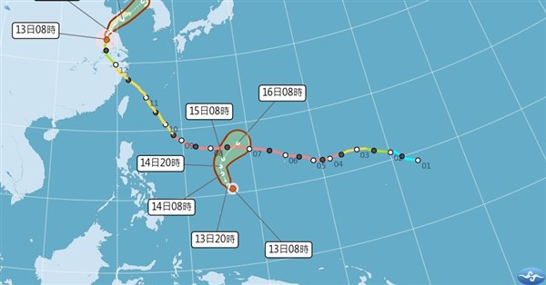 颱風海神生成 對台灣無直接影響