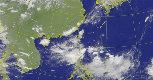 大低壓帶影響一週 17日水氣最盛雲林以南防局部豪雨