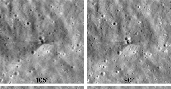 SpaceX火箭撞擊月球　NASA公布最新坑洞影像