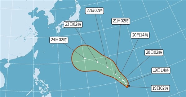 關島海面颱風生成機會高 吳德榮:20日起各地防劇烈降雨