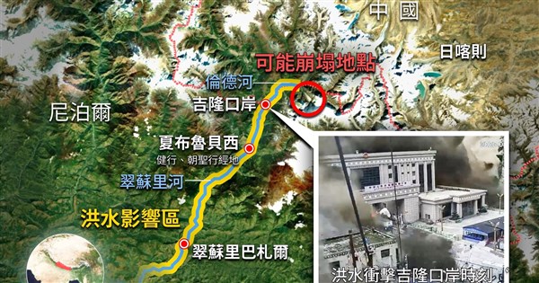 尼泊爾西藏邊境洪災重創朝聖路線　生還者憶泥流吞噬家園