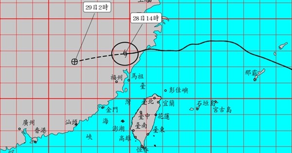 沙德爾海警解除、馬祖續防風雨 新颱班朗生成對台無影響