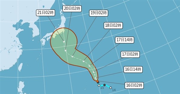 吳德榮:颱風杜鵑將生成 於日本南方海面大迴轉