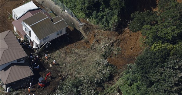 日本關東豪雨成災3死5失蹤 土石流災情嚴重