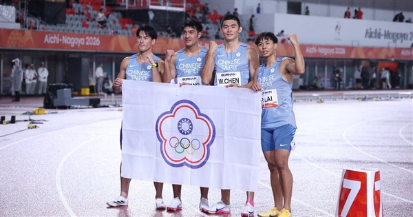 亞運4x100公尺男子接力 台灣隊飆38秒32摘銀