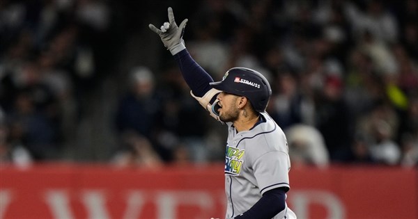 MLB梅薩關鍵2分砲　光芒橫掃洋基挺進美聯冠軍戰