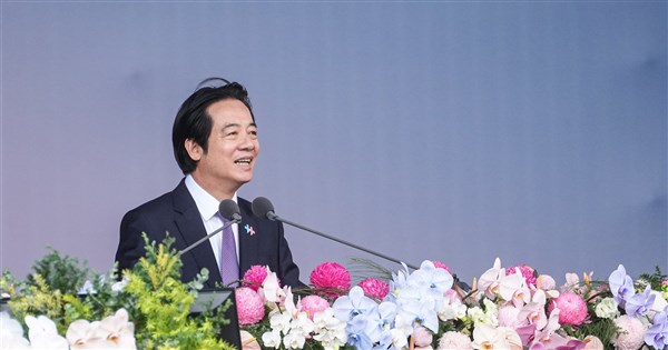 賴總統國慶演說　推AI紅利共享經濟成果、強化國防守和平