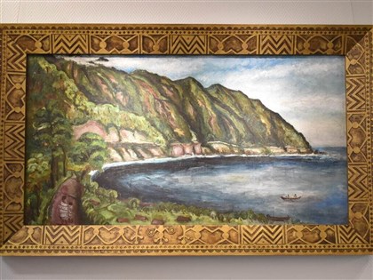 陳澄波畫作「東台灣臨海道路」在日本 防府市盼成與台連結橋梁